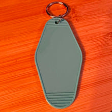 Load image into Gallery viewer, Plastic Hotel Blank Keychain Multiple Color Options