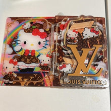 Load image into Gallery viewer, Designer inspired Acrylic Loose-leaf Cover Notebook Plastic Binder - 3D Love Kitty