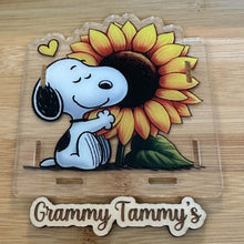 Load image into Gallery viewer, Snoop Sunflower - Acrylic Pen/Pencil/Brush Holder