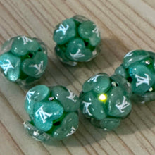 Load image into Gallery viewer, Love 20mm Fancy Heart Acrylic Beads - 5 Count