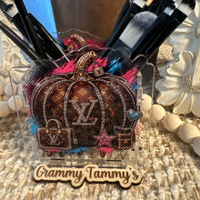 Load image into Gallery viewer, LoVe Pumpkin - Acrylic Pen/Pencil/Brush Holder