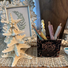 Load image into Gallery viewer, Boss Lady Energy - Acrylic Pen/Pencil/Brush Holder