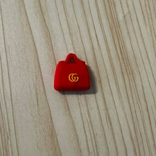 Load image into Gallery viewer, Gigi Red Purse Silicone Focal Bead