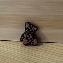 Load image into Gallery viewer, L0Ve Brown Teddy Bear Silicone Focal Bead