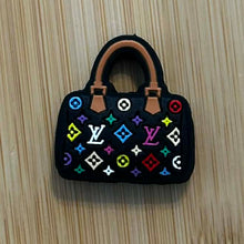 Load image into Gallery viewer, Love Black Multi Color Silicone Focal Bead