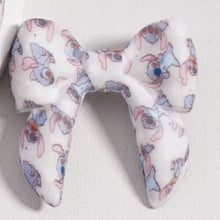 Load image into Gallery viewer, 3D Cartoon Printed Bow Silicone Focal Beads 40*40mm - 15 Different Prints