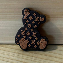 Load image into Gallery viewer, L0Ve Brown Teddy Bear Silicone Focal Bead