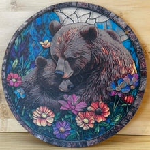 Load image into Gallery viewer, Acrylic Suncatcher with Chain - Large - Mama & Baby Bear