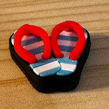Load image into Gallery viewer, Flip Flop Silicone Focal Beads
