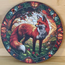 Load image into Gallery viewer, Acrylic Suncatcher with Chain - Medium - Colorful Fox