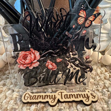 Load image into Gallery viewer, What Broke Me, Built Me - Pen/Pencil/Make Up Brush Holder