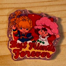 Load image into Gallery viewer, Best Friends Forever - Pink Glittery Flatback