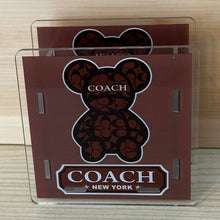 Load image into Gallery viewer, Acrylic Pen/Pencil/Brush Holder - Co@ch Brown Bear