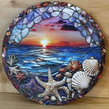 Load image into Gallery viewer, Acrylic Suncatcher with Chain - Large - Beachy