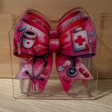 Load image into Gallery viewer, Acrylic Pen/Pencil/Brush Holder - Nurse Ribbon