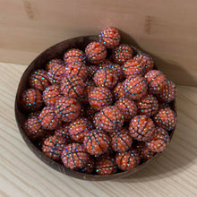 Load image into Gallery viewer, Basketball 20mm Acrylic Beads - 5 Count