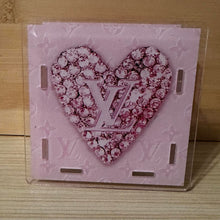 Load image into Gallery viewer, Acrylic Pen/Pencil/Brush Holder - Love Pink Heart