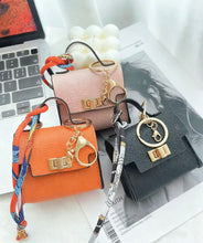 Load image into Gallery viewer, Mini Purse Keychain - Assorted Colors Available