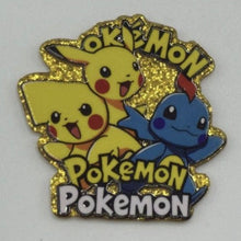 Load image into Gallery viewer, Poke Gold Glittery Flatback