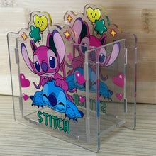 Load image into Gallery viewer, Acrylic Pen/Pencil/Brush Holder - Stitch Love