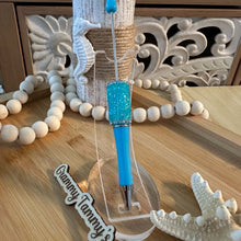 Load image into Gallery viewer, Sugar Rhinestone Beadable Pen - Blue - Teal
