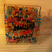 Load image into Gallery viewer, Adulting is Bull$hit - Acrylic Pen/Pencil Holder