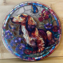 Load image into Gallery viewer, Acrylic Suncatcher with Chain - Large - Pretty Pup
