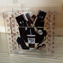 Load image into Gallery viewer, Acrylic Pen/Pencil/Brush Holder - Love Brown Accessories
