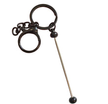 Load image into Gallery viewer, Beadable Keychain Bars with Chain - Many Colors Available