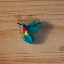 Load image into Gallery viewer, Blue Bird - Silicone Focal Bead