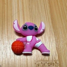 Load image into Gallery viewer, Sman Pink Basketball - Silicone Focal Bead