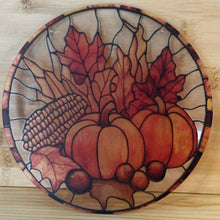 Load image into Gallery viewer, Acrylic Suncatcher with Chain - Large - Fall Pumpkins