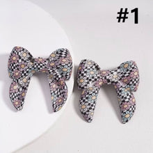 Load image into Gallery viewer, 3D Cartoon Printed Bow Silicone Focal Beads 40*40mm - 15 Different Prints