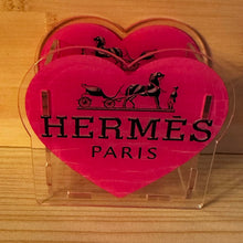 Load image into Gallery viewer, Herm Pink Heart - Acrylic Pen/Pencil/Bush Holder