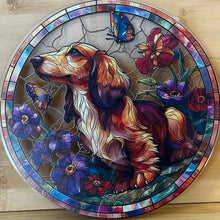 Load image into Gallery viewer, Acrylic Suncatcher with Chain - Large - Pretty Pup