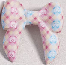 Load image into Gallery viewer, 3D Cartoon Printed Bow Silicone Focal Beads 40*40mm - 15 Different Prints