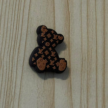 Load image into Gallery viewer, L0Ve Brown Teddy Bear Silicone Focal Bead