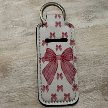 Load image into Gallery viewer, Sublimation Printed Chapstick Holder Keychain - Never Lose Your Chapstick Again