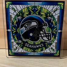 Load image into Gallery viewer, ACRYLIC PEN/PENCIL/MAKE UP BRUSHES HOLDER - Seahawks