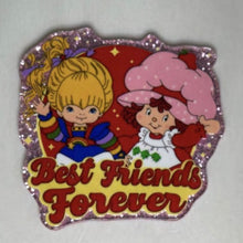 Load image into Gallery viewer, Best Friends Forever - Pink Glittery Flatback
