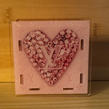 Load image into Gallery viewer, Acrylic Pen/Pencil/Brush Holder - Love Pink Heart