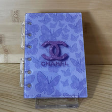 Load image into Gallery viewer, Designer inspired Acrylic Loose-leaf Cover Notebook Plastic Binder - Purple CiCi