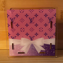Load image into Gallery viewer, Pink/Purple Love with Bow - Acrylic Pen/Pencil Holder