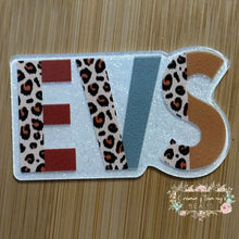 Load image into Gallery viewer, Acrylic Flatback - EVS White Glitter Glitter Flatback