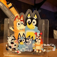 Load image into Gallery viewer, Acrylic Pen/Pencil/Brush Holder - Ready to Ship - Bluey Acrylic Pen/Pencil/Brush Holder