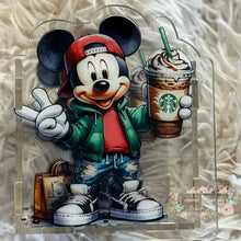 Load image into Gallery viewer, Acrylic Pen/Pencil/Brush Holder - Cool Mouse Acrylic Pen/Pencil/Brush Holder
