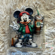 Load image into Gallery viewer, Acrylic Pen/Pencil/Brush Holder - Cool Mouse Acrylic Pen/Pencil/Brush Holder