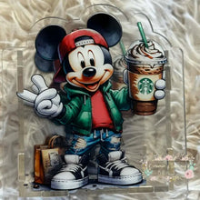 Load image into Gallery viewer, Acrylic Pen/Pencil/Brush Holder - Cool Mouse Acrylic Pen/Pencil/Brush Holder