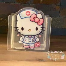 Load image into Gallery viewer, Acrylic Pen/Pencil/Brush Holder - Kitty Nurse Pen holder
