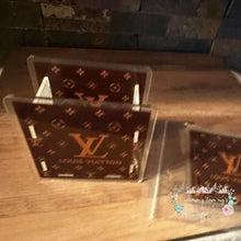 Load image into Gallery viewer, Acrylic Pen/Pencil/Brush Holder - Love Brown Pen holder